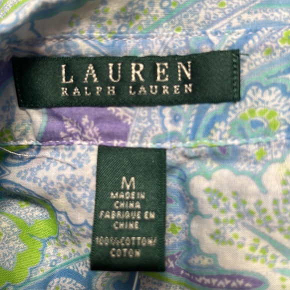 Lauren Ralph Lauren 3/4 sleeves blouse, size M, NWT. - Picture 6 of 6